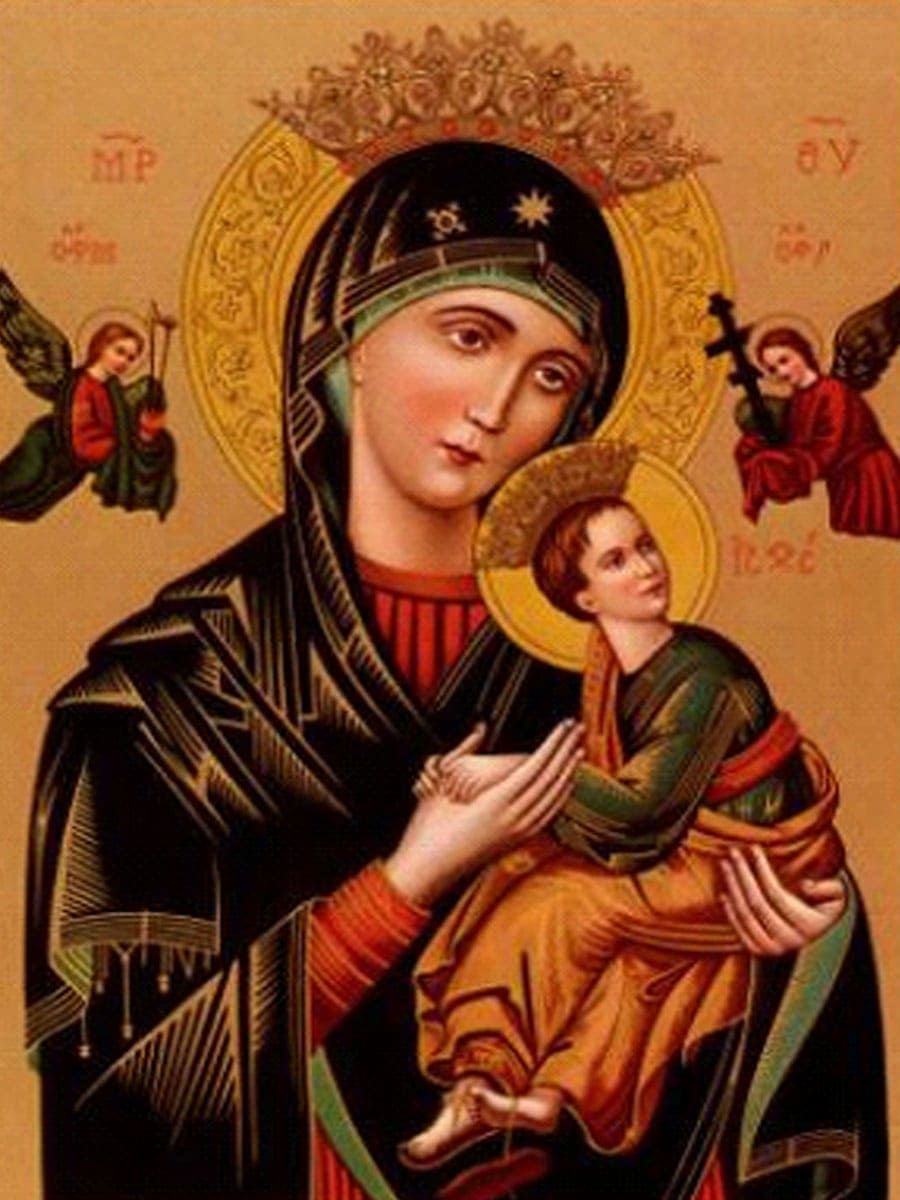 Icon Stickers and laminated artwork - Saint Mary Mother of God